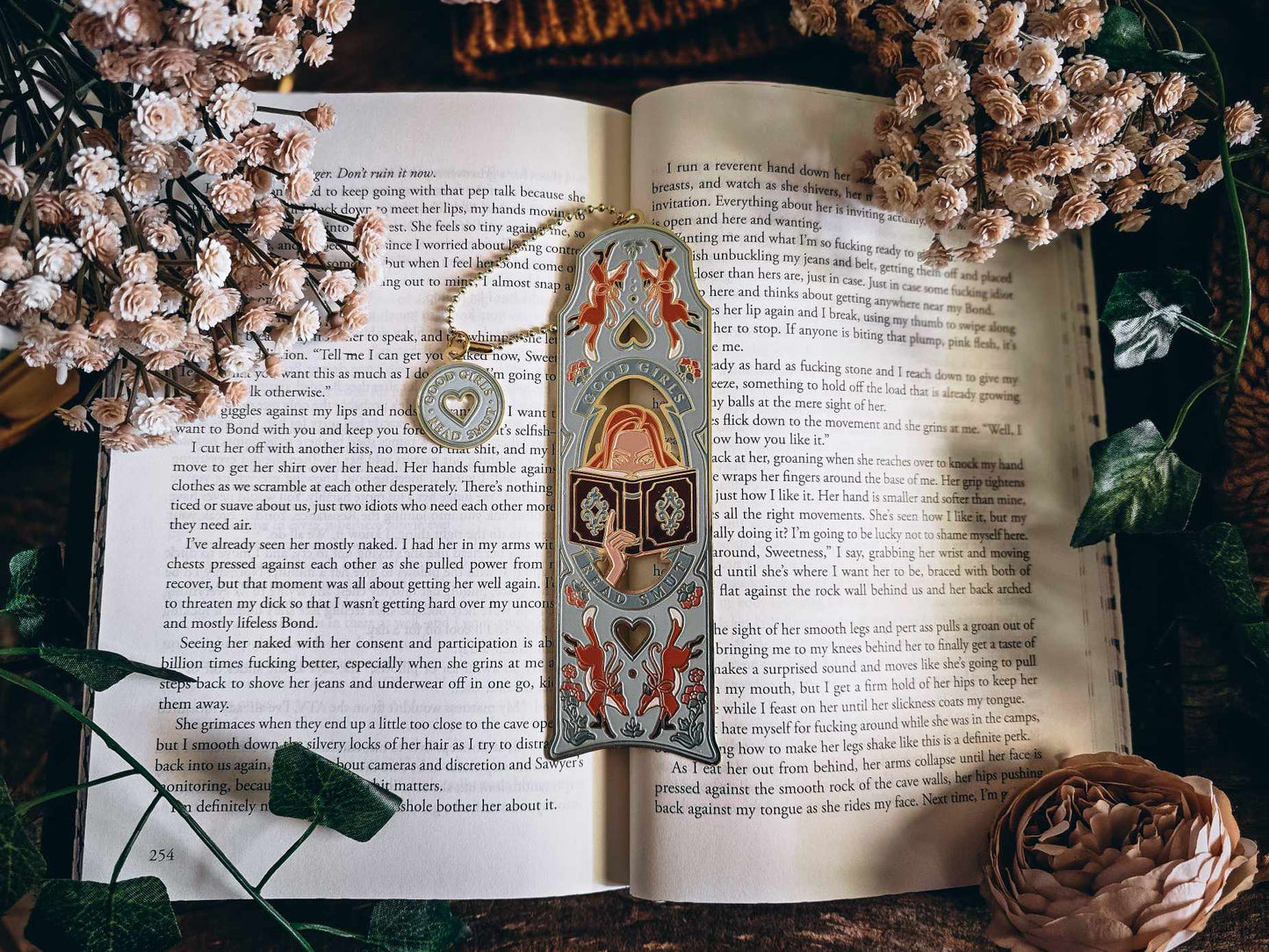 Good Girls Read Smut Blue Bookmark