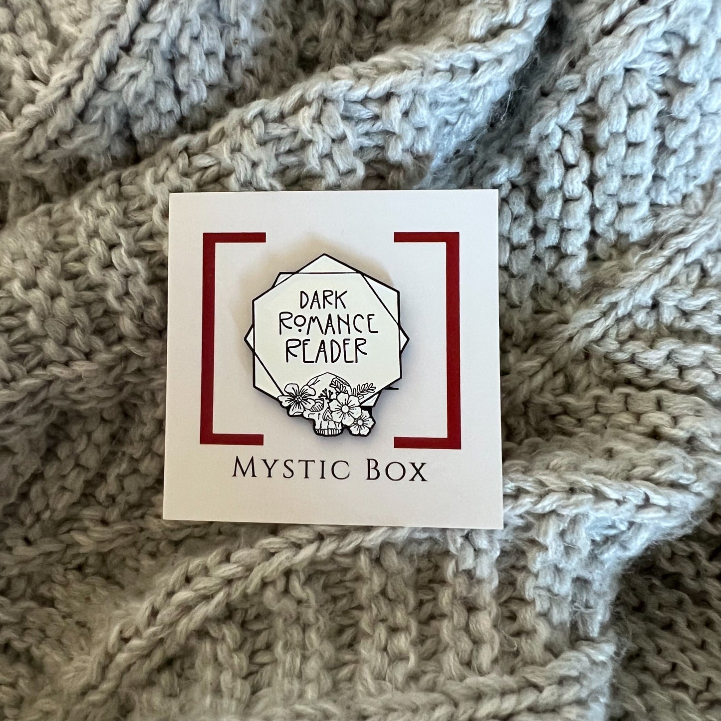 Enamel Pin - Dark Romance Reader