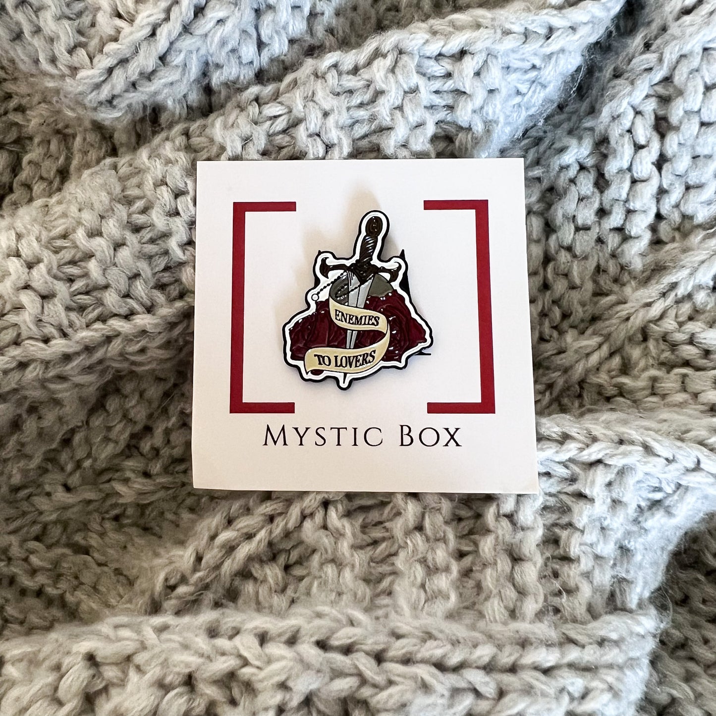 Enamel Pin - Enemies to Lovers