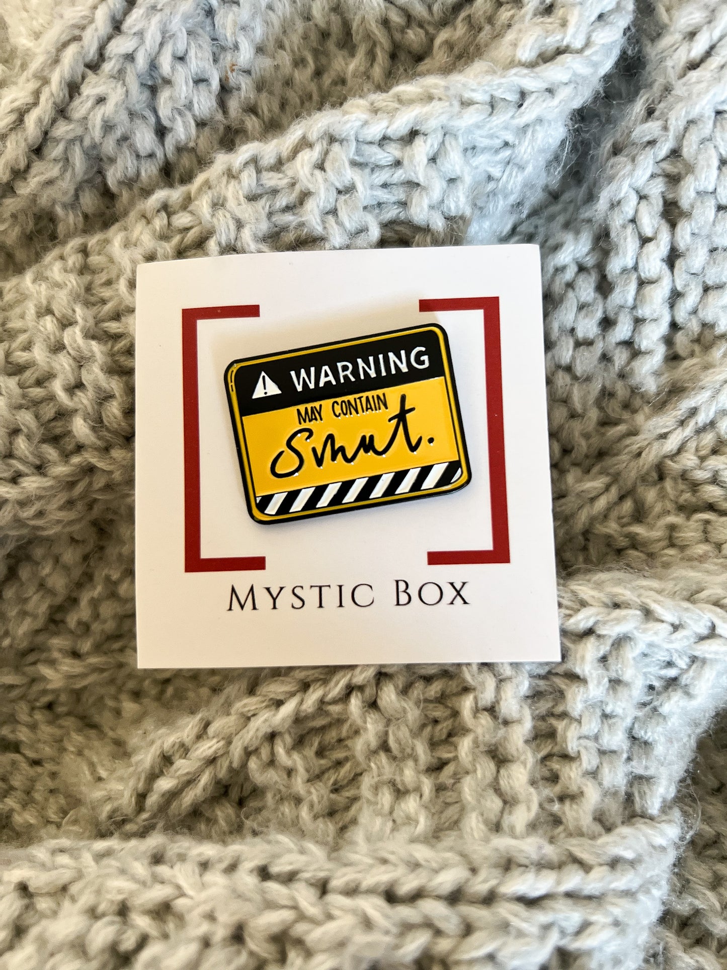 Enamel Pin - May Contain Smut