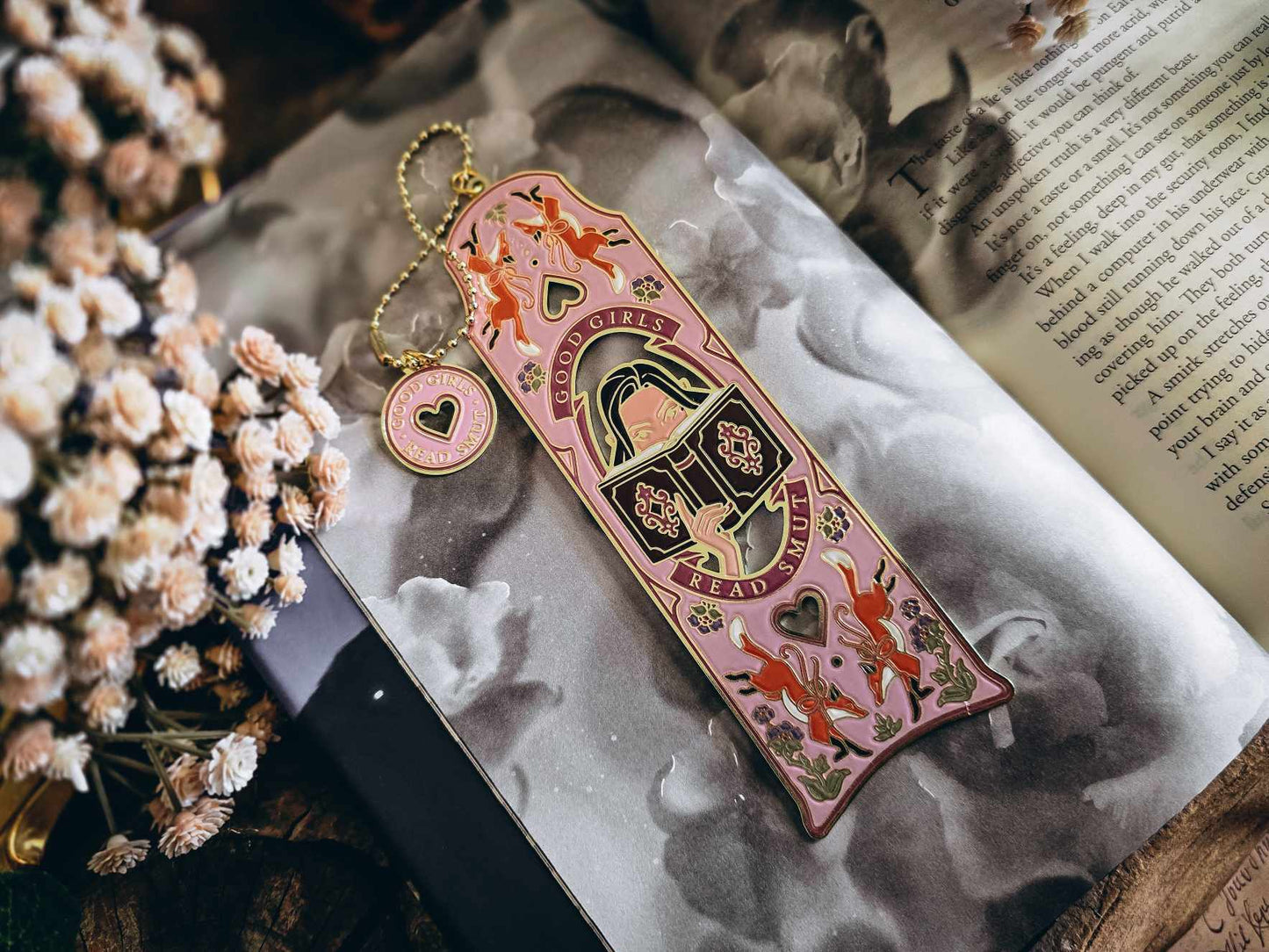Good Girls Read Smut Pink Bookmark