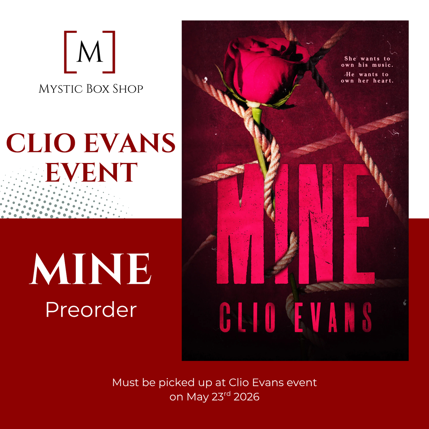 Clio Evans Event - Mine Preorder