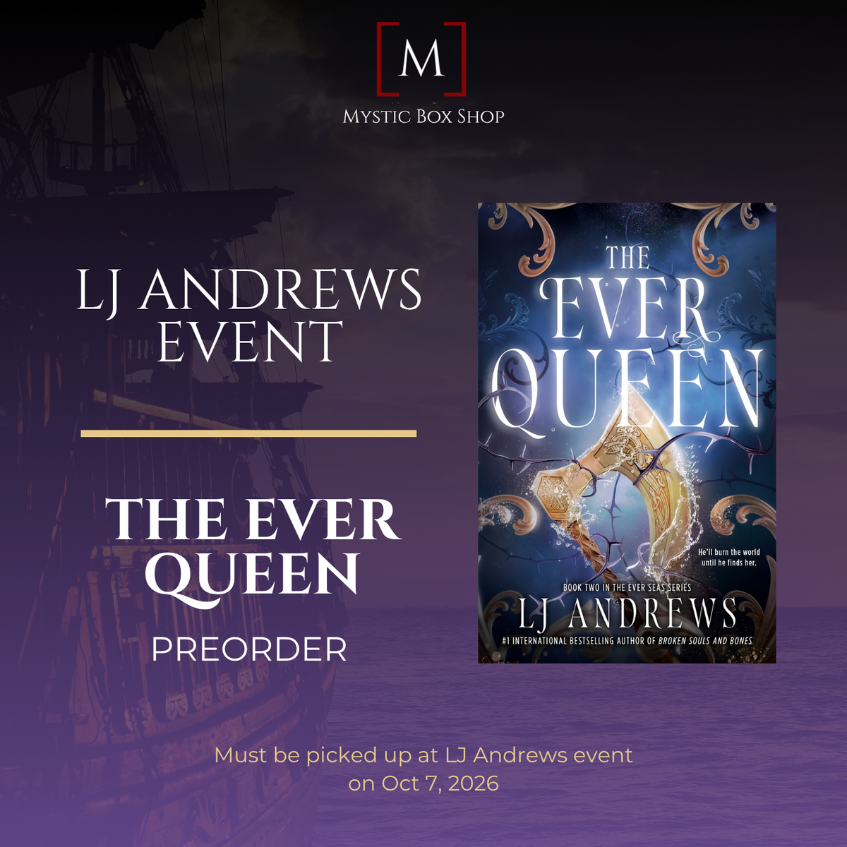 LJ Andrews Event - The Ever Queen Preorder