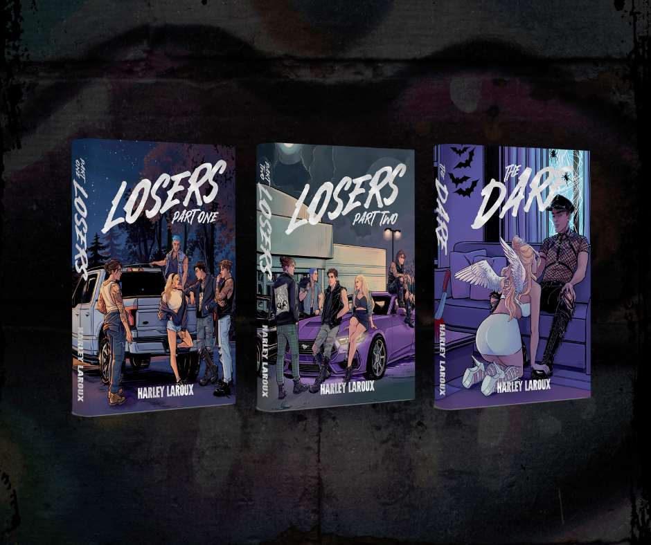 Harley Laroux Signed - Losers 1 and 2 and The Dare