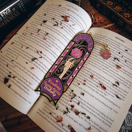 Reading Something Unholy Bookmark
