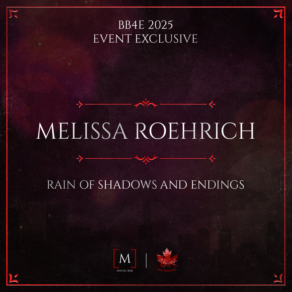 BB4E - Melissa Roehrich - Rain of Shadows and Endings