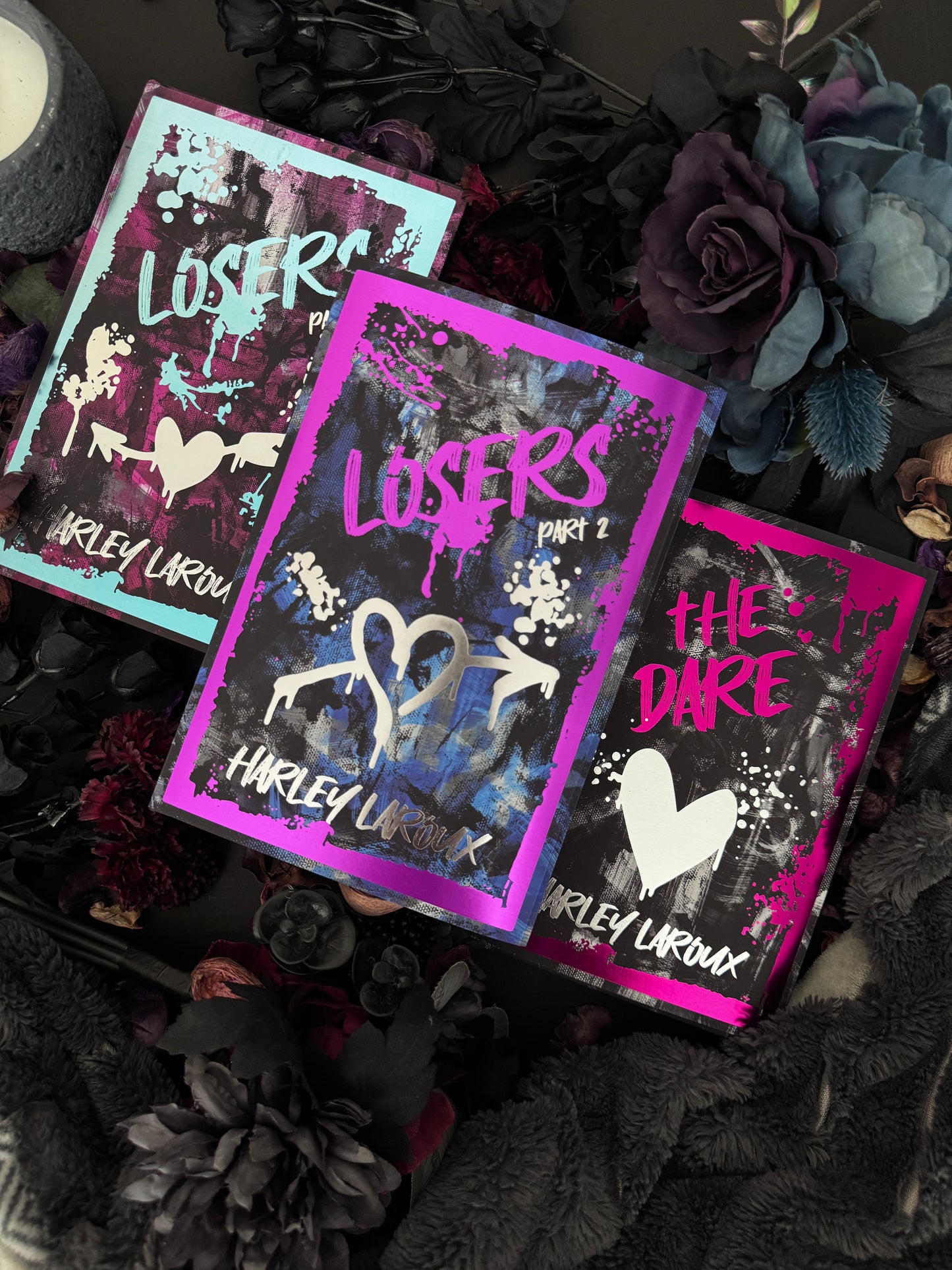 Harley Laroux Signed - Losers 1 and 2 and The Dare